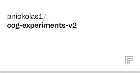 Pnickolas Cog Experiments V Run With An Api On Replicate