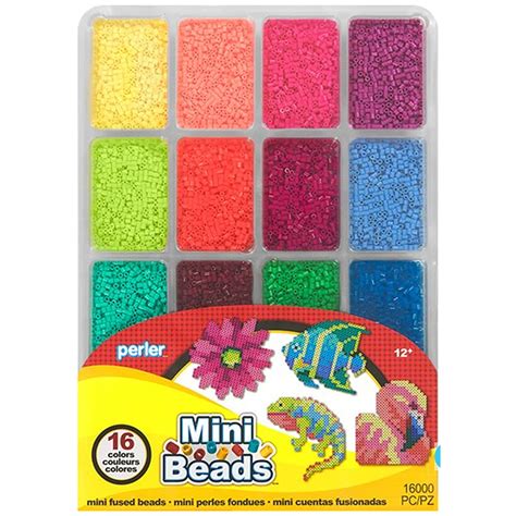 Perler Mini Bead Tray Cool Colors 8000