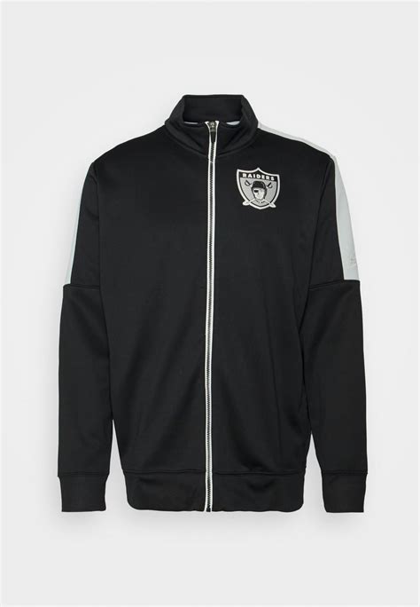 Nike Performance Nfl Las Vegas Raiders Track Jacket Zip Up Sweatshirt