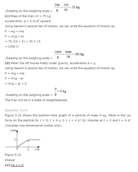 Laws Of Motion Class Physics Ncert Solutions