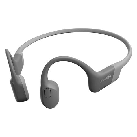 Shokz OpenRun Bone-Conduction Open-Ear Sport Headphones with Microphones, Gray (S803-ST-GY-US ...