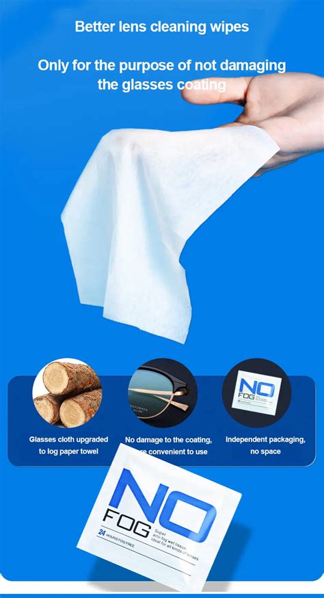 Anti Fog Wet Tissue Wipes For Glasses Ido Lk