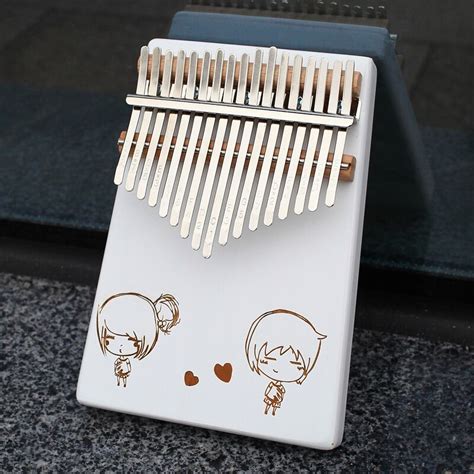 Whit 17 Teclas Kalimba Pulgar Piano Hecho Por Una Grandado