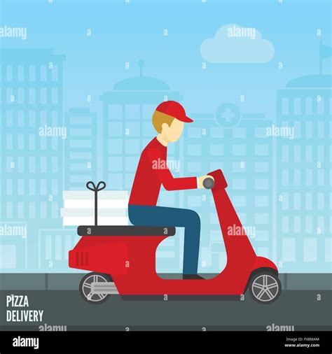 Pizza Delivery Icon Stock Vector Image And Art Alamy