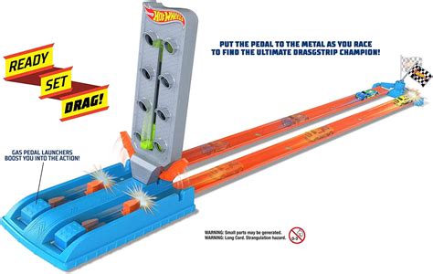 Hot Wheels Track Gbf Dragstrip Champion Play Set Toyzee