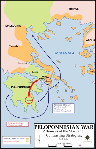 Picture Information: Map of Peloponnesian War