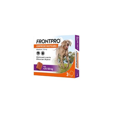 Frontpro Compresse Masticabili 136 Mg Per Cani Da 25 50 Kg