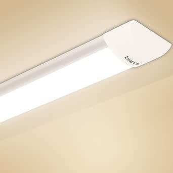 Bapro 40W 120CM Plafoniera LED Plafoniera Led Soffitto 4000LM Neon LED