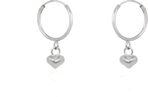 Details More Than Silver Heart Hoop Earrings Tdesign Edu Vn