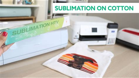 Htvront Sublimation Htv Sublimation On Cotton Shirts Youtube