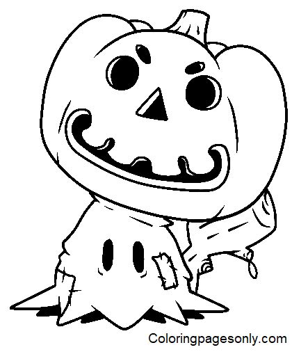 P Gina Para Colorear De Mimikyu Pok Mon Halloween Dibujos Para