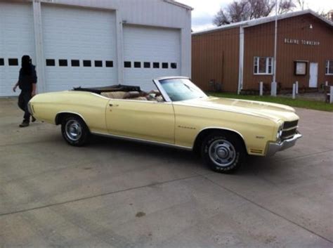 Sell used 1970 Chevelle Malibu Convertible in Washington, Pennsylvania ...