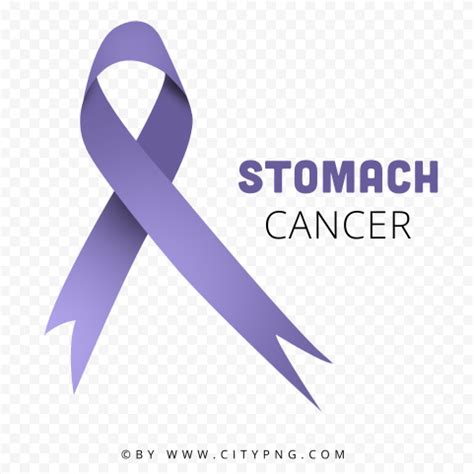 Stomach Cancer Periwinkle Ribbon Logo Sign HD PNG Citypng