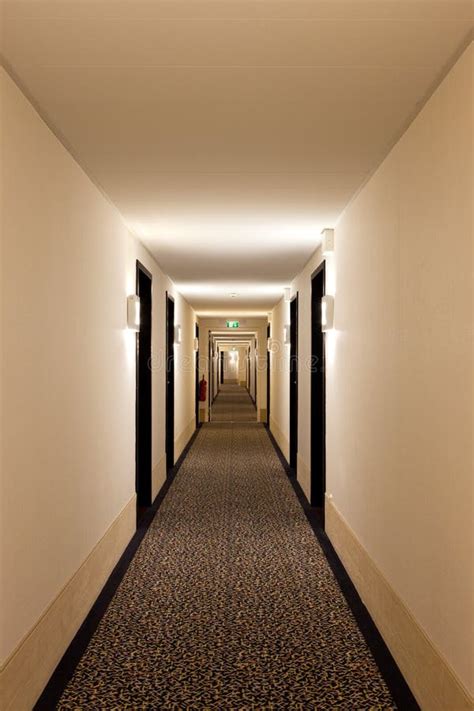 Hotel Corridor Stock Image Image Of Rooms Long Road 13144341