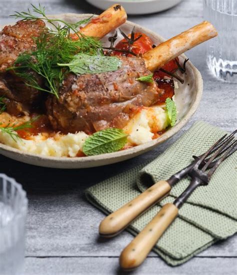 Paprika Lamb Shanks With Haloumi Mash AZALEA