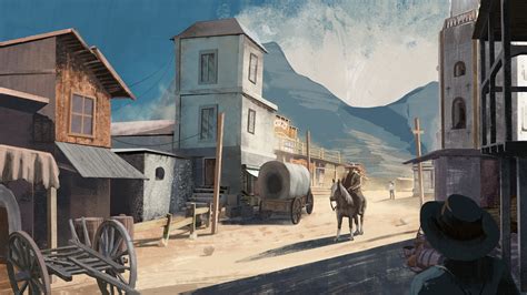 Artstation Wild West Concept Part2