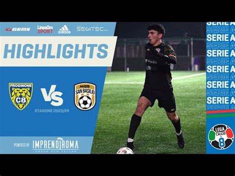 Frosinone Vs San Basilio 14ª giornata Highlights Lega Calcio a 8