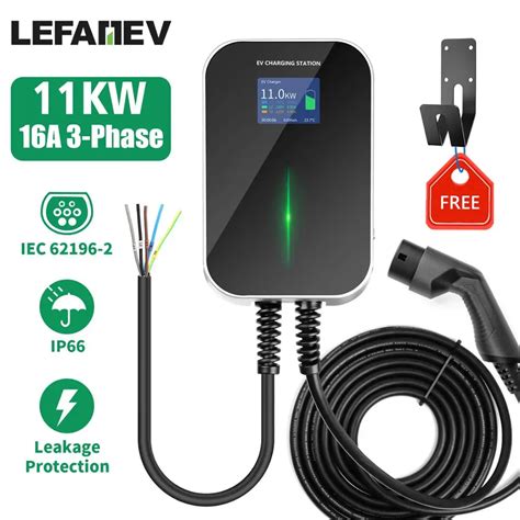 Chargeur Ev Pour V Hicule Lectrique Bo Tier Mural Evse Avec C Ble De