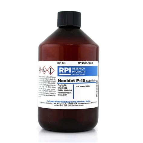 Research Products International Corp Nonidet P-40 Substitute, 500 ...