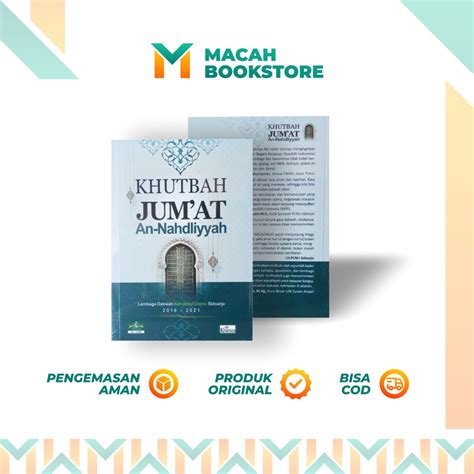 Jual Buku Khutbah Jumat An Nahdliyah NU Idul Fitri Dan Adha Shopee