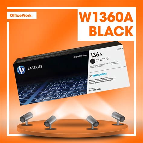 Hp 136a Black Original Laserjet Toner Cartridge W1360a Shopee Malaysia