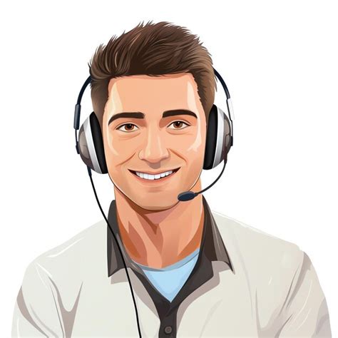 Premium Photo A Man Wearing Headphones