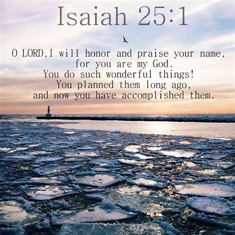 O Lord You Are My God I Will Exalt You And Praise Your Name For In