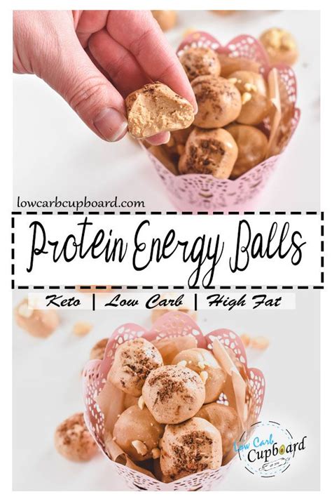 Easy Protein Energy Balls Healthy Protein Snacks Low Carb Deserts Low Carb Recipes Dessert