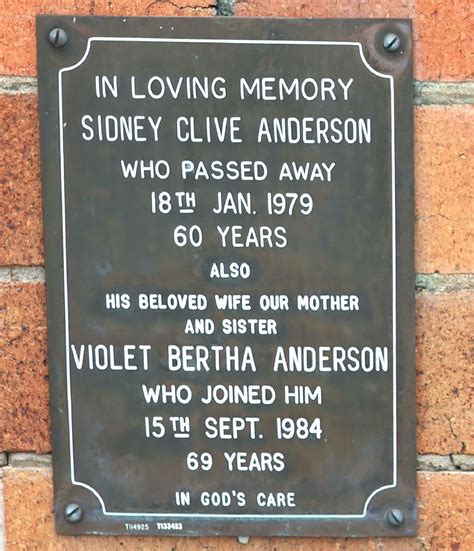 Violet Bertha Larsen Anderson 1915 1984 Find A Grave Memorial