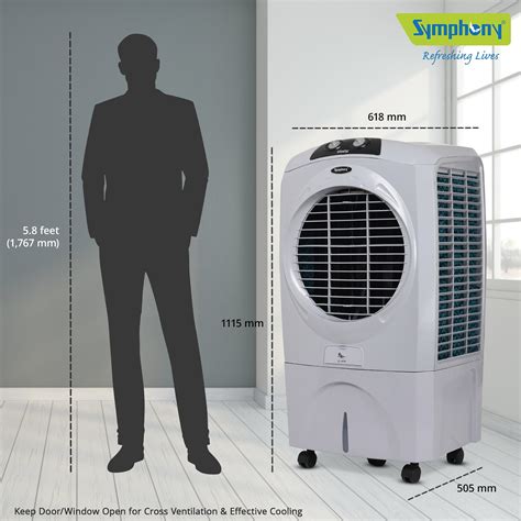 Desert Air Cooler Siesta Xl With Powerful Fan Litres Symphony