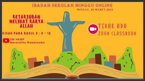 Ibadah Sekolah Minggu Hkbp Maranatha Rawalumbu Maret Youtube