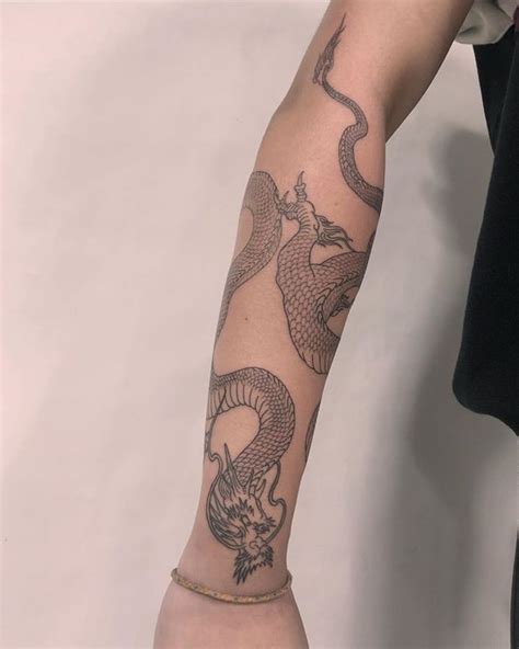 Update More Than Dragon Wrapping Around Arm Tattoo In Cdgdbentre