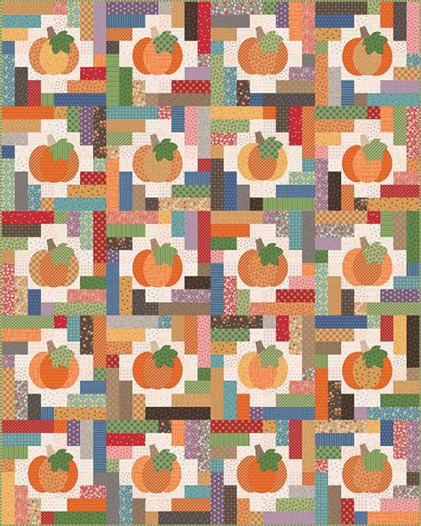 Pre Order Lori Holt Pumpkins And Haystacks Quilt Kit 645 X 805 Bee