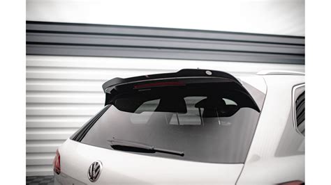 Spoiler Cap Volkswagen Touareg R Line Mk Gloss Black Spoilering