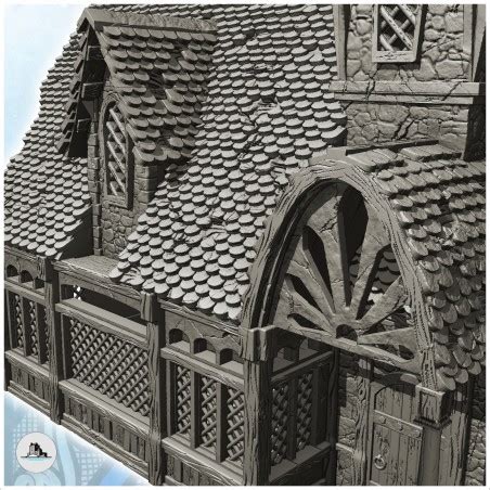 Hartolia Miniatures Grand Manoir M Di Val Avec Auvent D Entr E