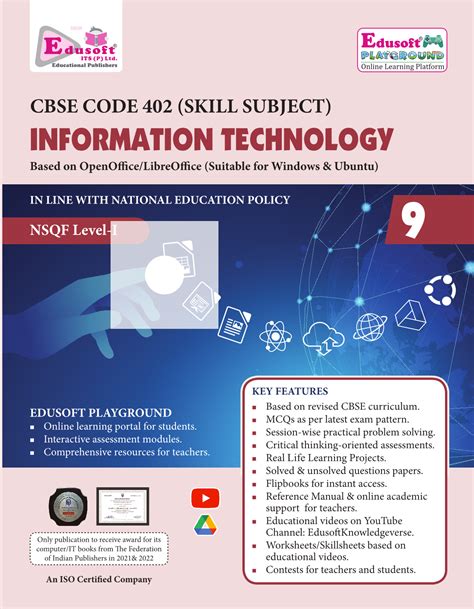 Information Technology Openoffice Libreoffice Cbse Code 402 Class Ix Edusoft Playground