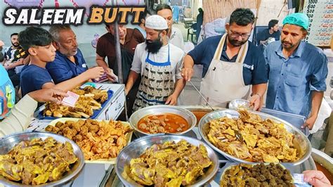 Saleem Butt Mutoon Chany Waly Lahori Food Street In Mutton Chany