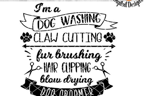 Dog Groomer Svg Png Eps Dxf Ai Fcm Doggie Stylist Svg