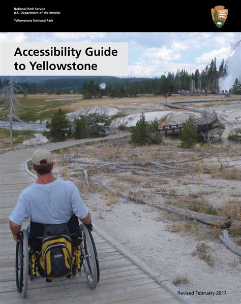 Accessibility Guide To Yellowstone Yellowstone Yellowstone National