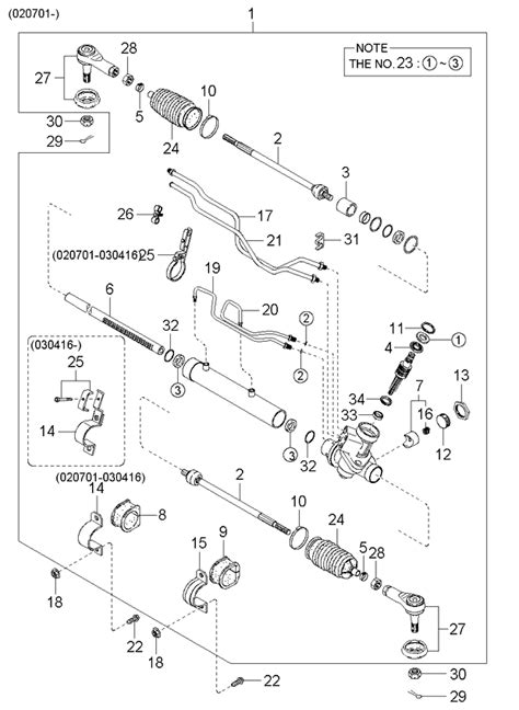 57700FD100 Genuine Kia Gear Assembly Steering