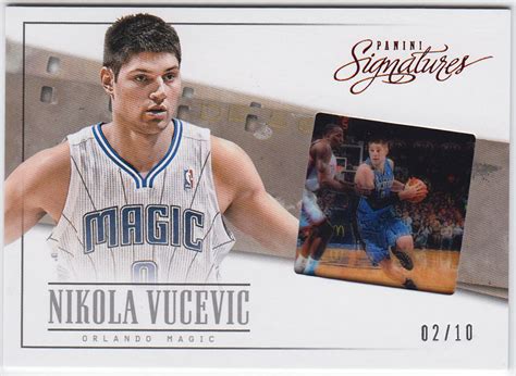 ニコラブーチェビッチ 2013 14 Panini Signatures Film Veteran Red Nikola Vucevic