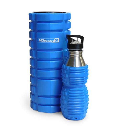 Flaman Fitness Md Buddy Bumpy Water Bottle And Eva Foam Roller