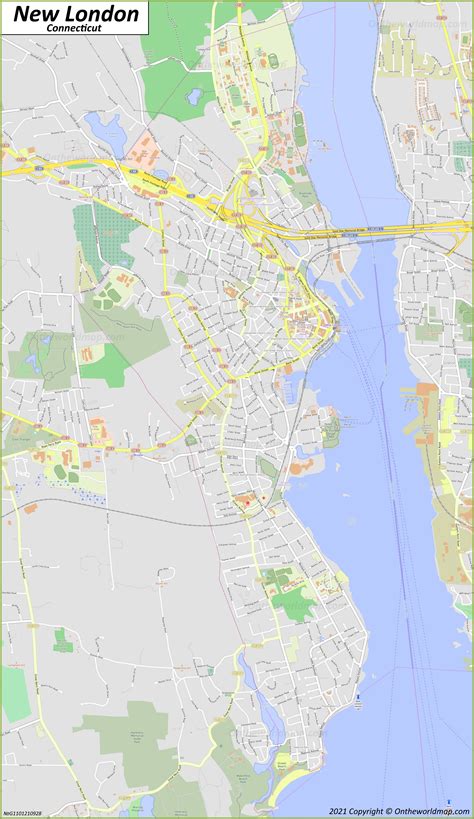 New London Map | Connecticut, U.S. | Discover New London with Detailed Maps