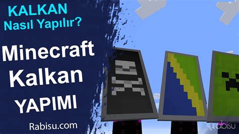 Minecraft Kalkan Yap M Rehberi Youtube