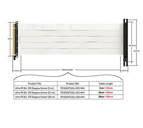 Getuscart Linkup Ultra Pcie X Riser Cable Rtx Rx Xt