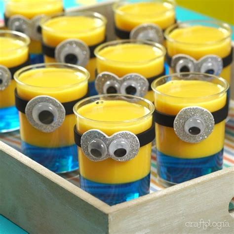 Gelatinas De Minion Gelatinas De Minions Gelatinas Para Fiestas