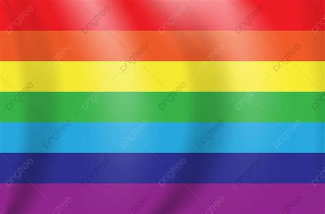 Multicolored Flag Vector PNG Images Beautiful Multicolored Rainbow