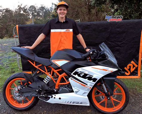 Jarred Brook Gets Ktm Rc Cup Motoamerica Ride Mcnews