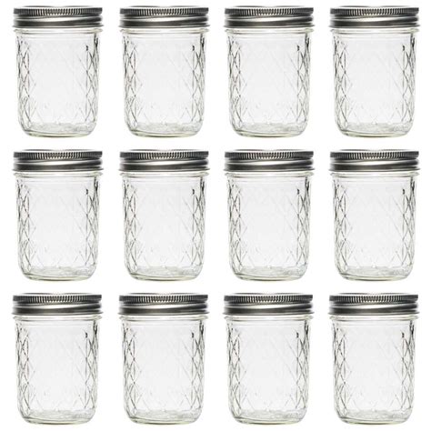 Ball Quilted Crystal Jelly Jars 8 Oz 12 Pack Big W