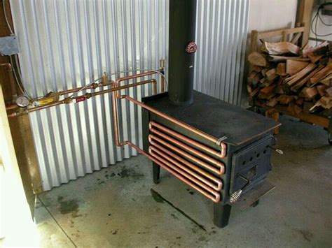 Hot Water Heating With Wood Stove